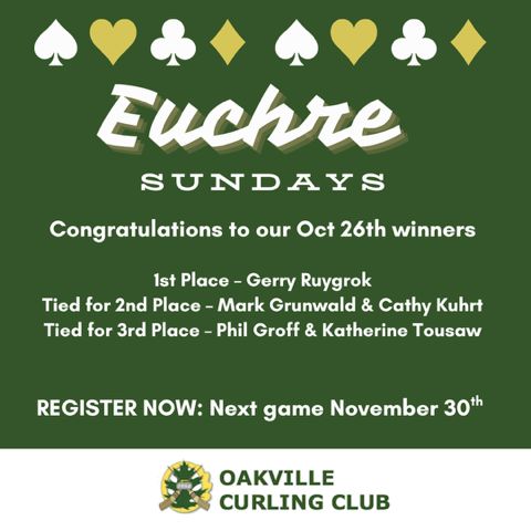 Social Euchre Sundays 400 16x9