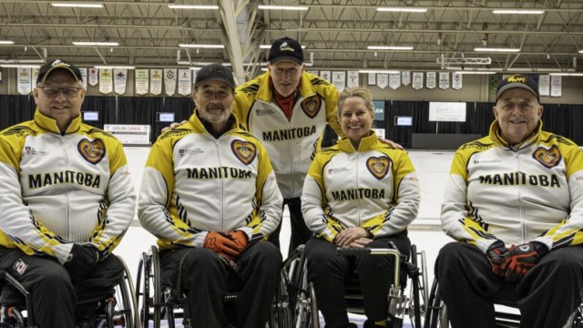 Oakville Curling Club Wheelchair athlete competing in Canadian Wheelchair Championships in Moose Jaw, SK