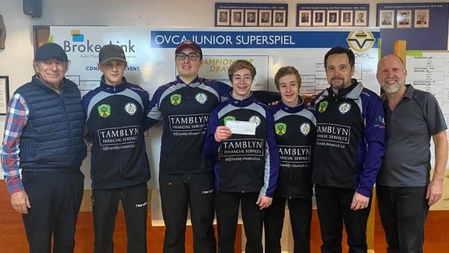 Team Evan MacDougall takes second in the prestigious OVCA BrokerLink Junior Superspiel